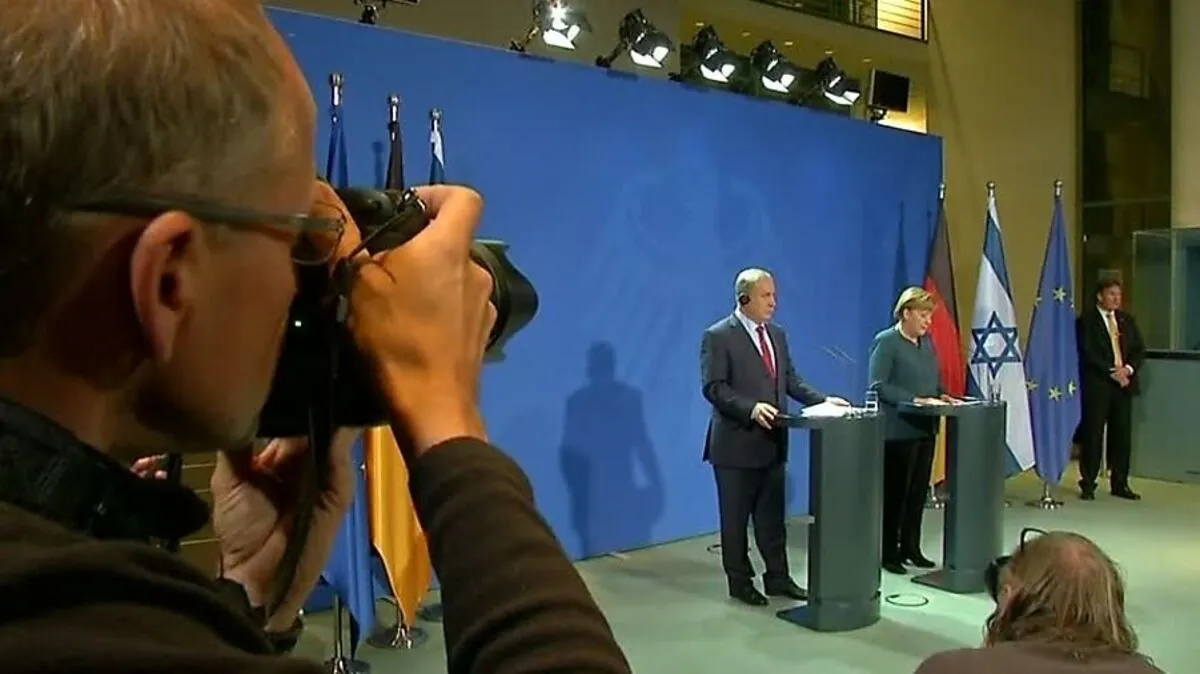 Treffen von Merkel und Netanyahu im Kanzleramt