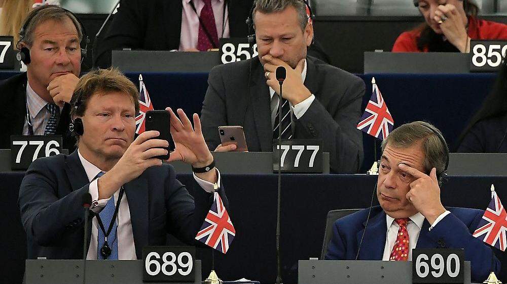 Britische EU-Abgeordnete am Mittwoch in Straßburg