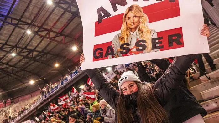 Für Anna Gasser war das Event ein wahres Heimspiel.
