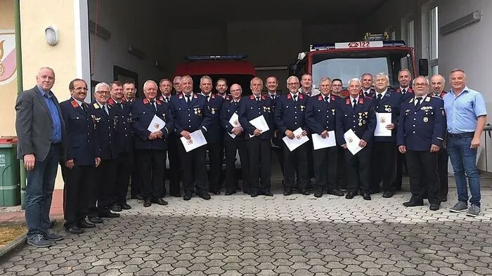 26 Kameraden der Feuerwehr St. Stefan unterm Feuersberg wurden geehrt