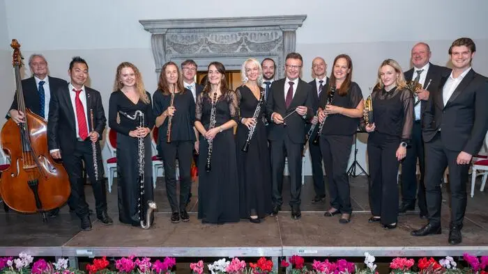Musiker und Musikerinnen des Ensembles Collegio per sonare