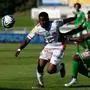WOLFSBERG,AUSTRIA,12.AUG.23 - SOCCER - ADMIRAL Bundesliga, Wolfsberger AC vs SC Austria Lustenau. Image shows Augustine Boakye (WAC) and Yadaly Diaby (A.Lustenau).  
Photo: GEPA pictures/ Matthias Trinkl
