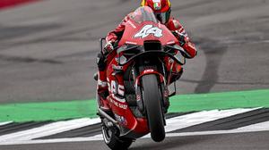 44 ESPARGARO Pol (spa), Tech3 GasGas Factory Racing, GasGas RC16, action during the 2023 MotoGP Monster Energy British G