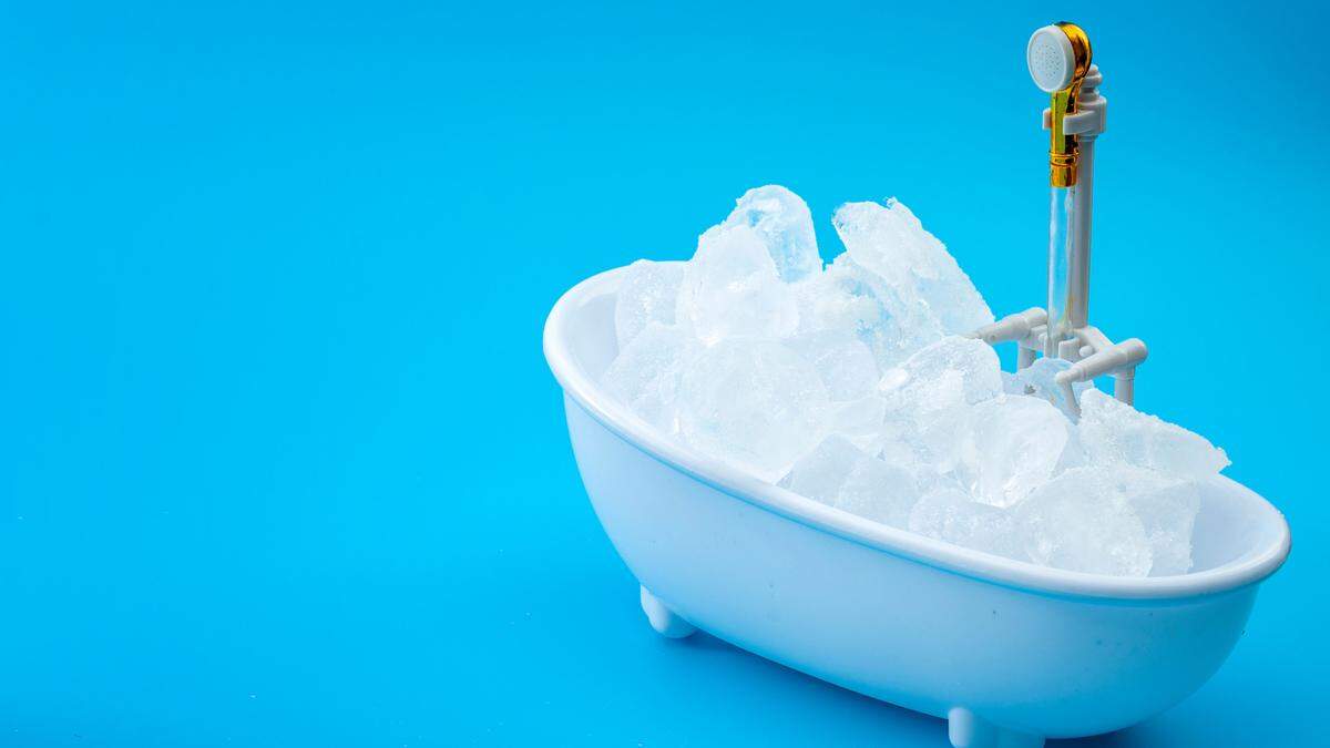 Eisbaden sollten nur sehr gesunde Menschen
