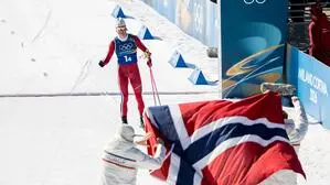 Schrieben Olympia-Geschichte: Norwegens Langläufer und ihr Superstar Johannes Høsflot Klæbo