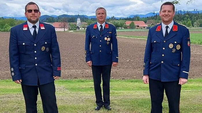 Jürgen Messner, Herbert Schwarzl und Hubert Omelko (von links)