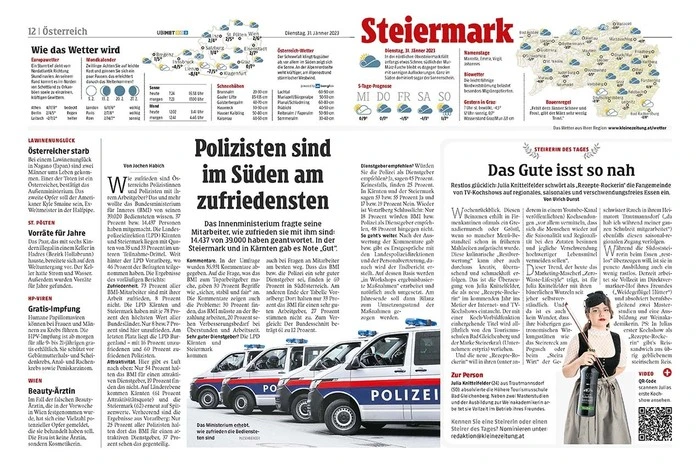 Themenplatzierung "Bundesland" – Steiermark