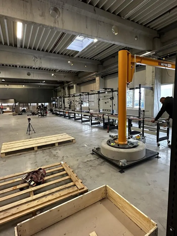 Die Vorbereitungen laufen: Hier werden bald Großwärmepumpen gebaut