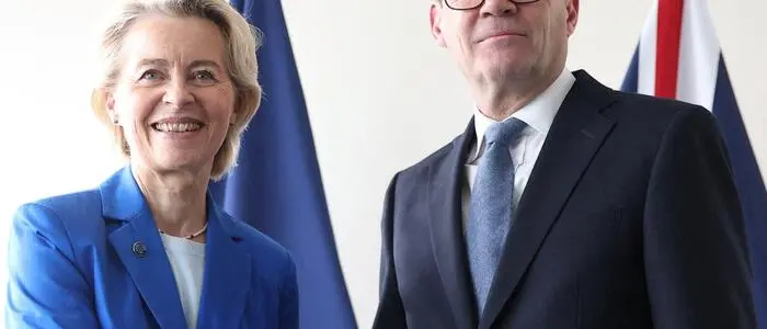 Passt das wieder: Premier Andy Burnham und EU-Kommissionspräsidentin Ursula von der Leyen?