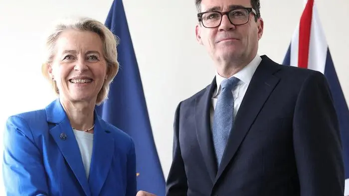 Passt das wieder: Premier Andy Burnham und EU-Kommissionspräsidentin Ursula von der Leyen?