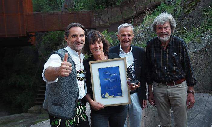 Huber, Destivelle, Bachler und Messner 