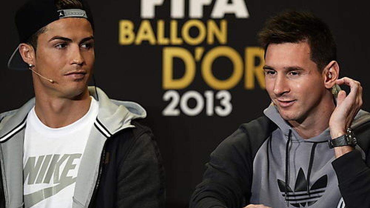 Ronaldo (links) und Messi