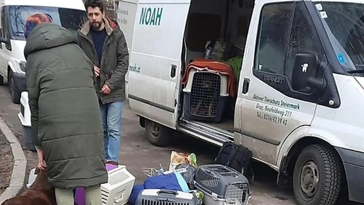 Arche-Noah Mitarbeiter und Freunde helfen im Kriegsgebiet