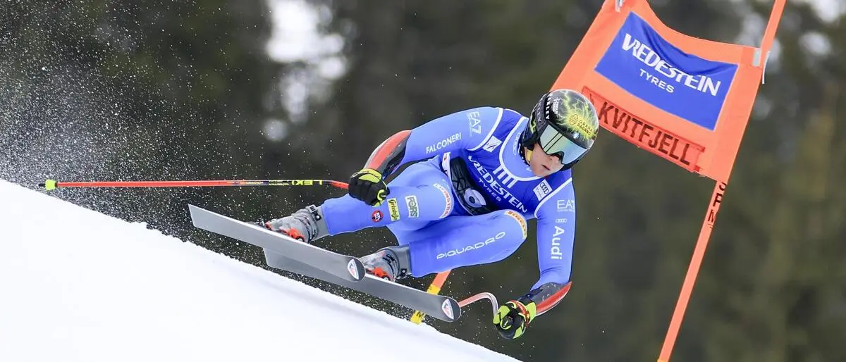 Giovanni Franzoni im Super-G von Kvitfjell