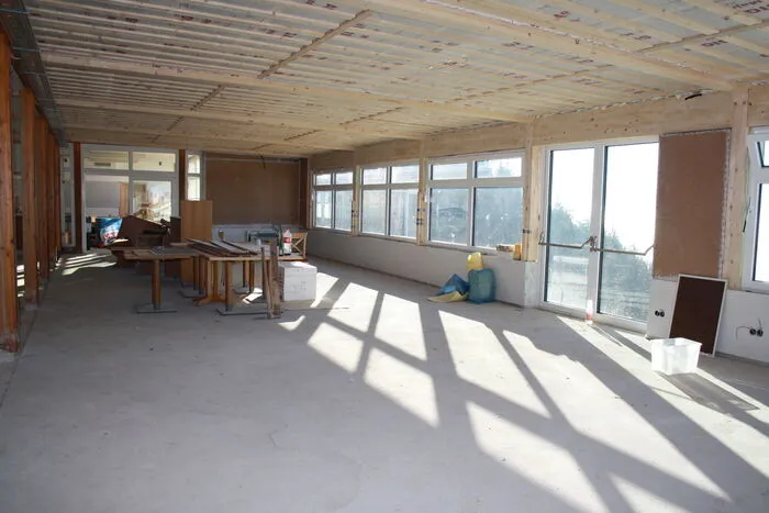 Das bestehende Panoramarestaurant wird großzügig erweitert. Alle Fenster sind nach Süden ausgerichtet.