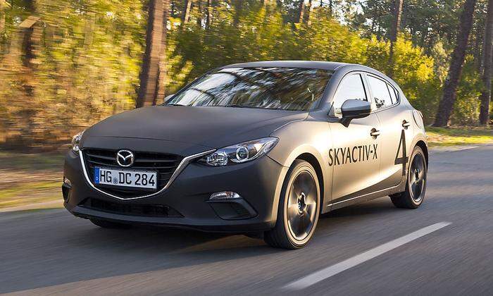 Derzeit steckt der selbstzündende Benziner noch in Prototypen, ab nächstem Jahr im neuen Mazda 3