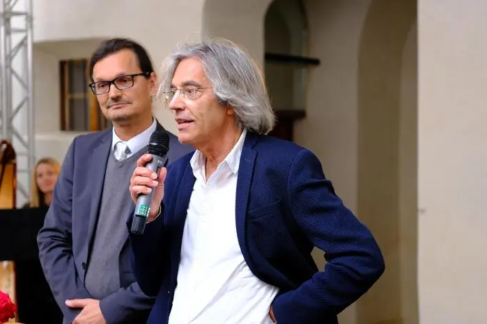 Die Kuratoren: Martin Kofler (links) und Carl Kraus
