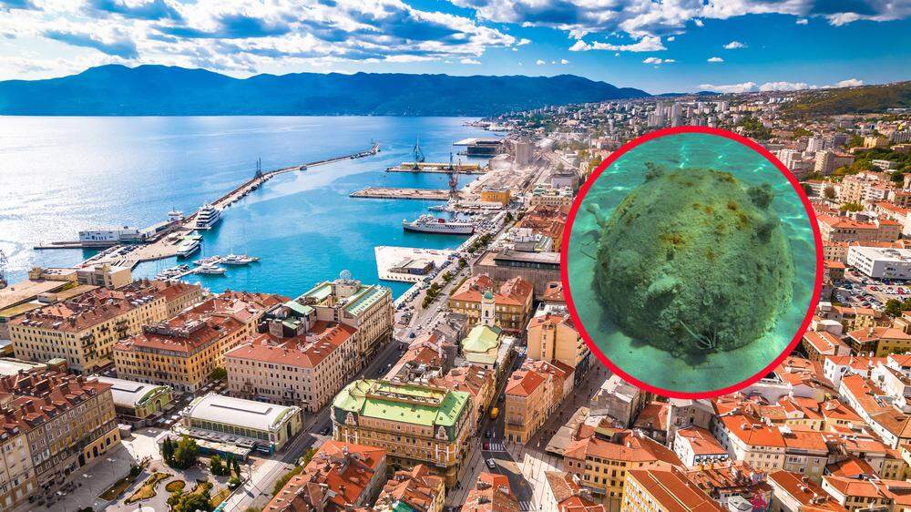 Eine Mine aus Zweitem Weltkrieg wird am Sonntag aus dem Hafen von Rijeka entfernt