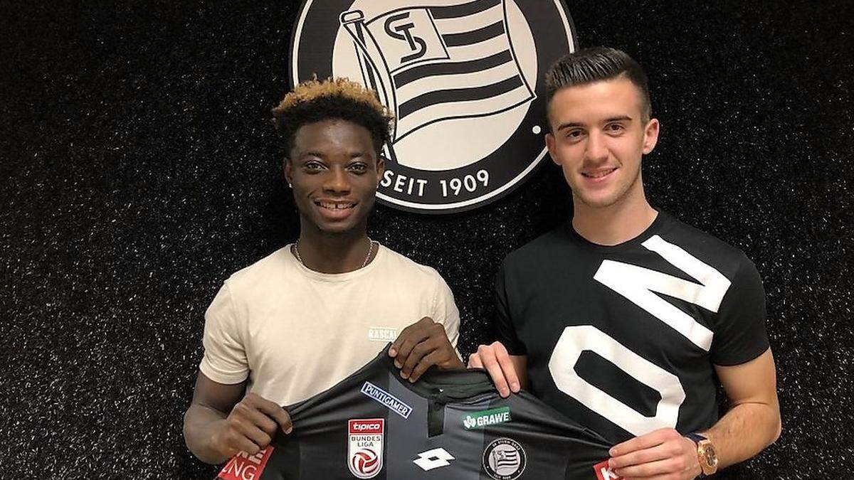 Gideon Mensah und Arnel Jakupovic