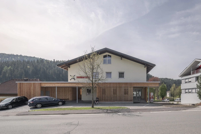 Umbau Mehrzweckhaus und Neubau Feuerwehr, Albeck/Sirnitz, <strong>Architekt:</strong> Scheiberlammer Architekten ZT GmbH