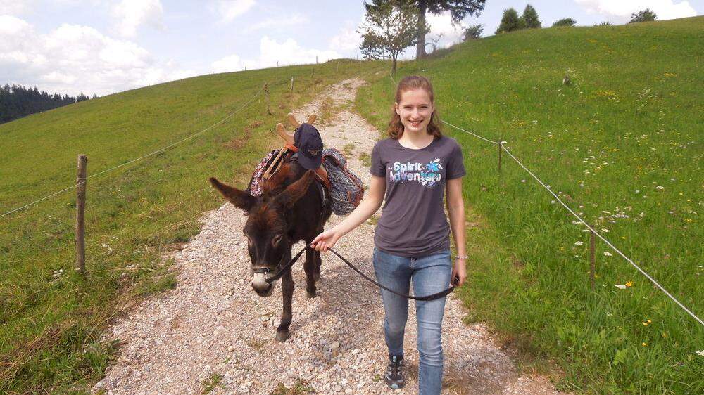 Eselwandern im südsteirischen Grenzland ist ein entspannendes Freizeitvergnügen mit hohem Erholungsfaktor 