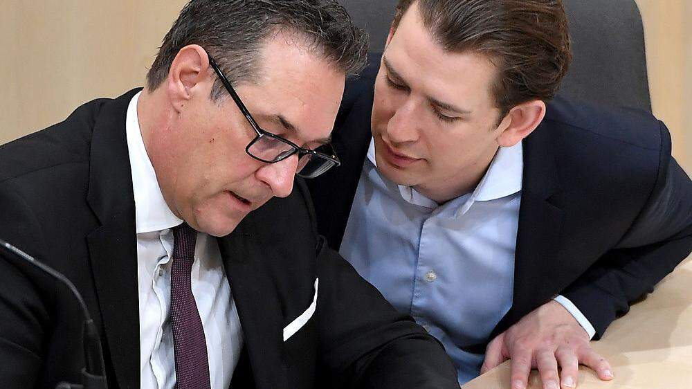 Vizekanzler Strache (FPÖ), Kanzler Kurz (ÖVP)