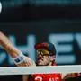 BADEN,AUSTRIA,07.AUG.25 - BEACH VOLLEYBALL - FIVB World Tour - Baden Challenge. Image shows Moritz Pristauz-Telsnigg (AUT).
Photo: GEPA pictures/ Alexander Solc