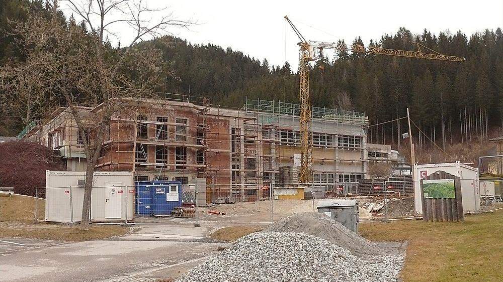 Das freizeitzentrum in Ratten wird derzeit umgebaut