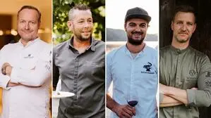 Hubert Wallner, Thomas Eichwald, Florian Satran und Roman Pichler wurden von Michelin ausgezeichnet