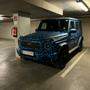 Getarnt in einer Garage in Graz: Der elektrische Mercedes G