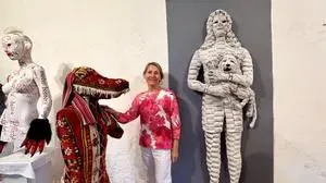 Sylvia Ofner zwischen Sobek und Gilgmesch