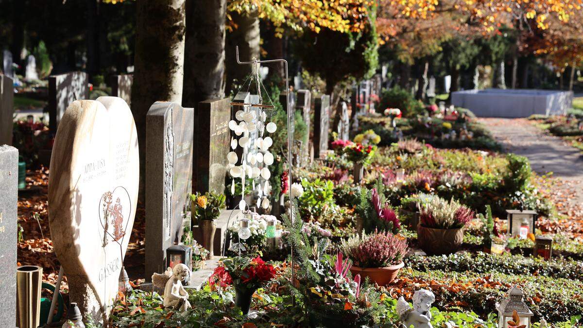 Beispielbild vom Waldfriedhof in Villach