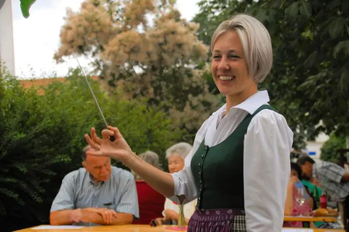 Musikalisch umrahmt wurde das Fest von der Stadtkapelle Gleisdorf unter Kapellmeisterin Yvonne Forcher. 