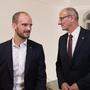 Da schien die Welt noch in Ordnung zu sein: Tursky und Tirols ÖVP-Chef Anton Mattle  
