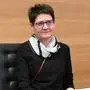 ABD0030_20240111 - WIEN - ÖSTERREICH: Verfahrensrichterin Christa Edwards am Donnerstag, 11. Jänner 2024, anl. der Konstituierenden Sitzung des U-Ausschusses zum "Rot-Blauen Machtmissbrauch" im Parlament in Wien. - FOTO: APA/HELMUT FOHRINGER