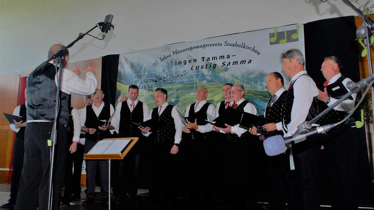 Jubiläum für den Männergesangsverein Sinabelkirchen