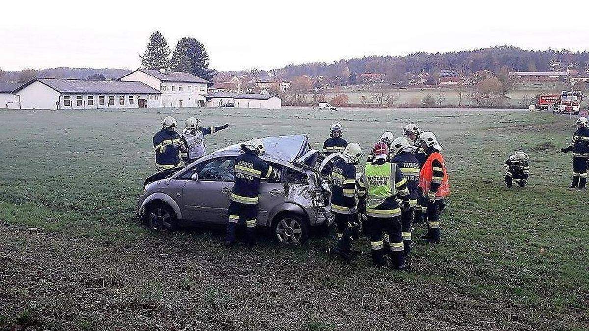 18 Helfer der FF Hart bei Graz standen im Einsatz