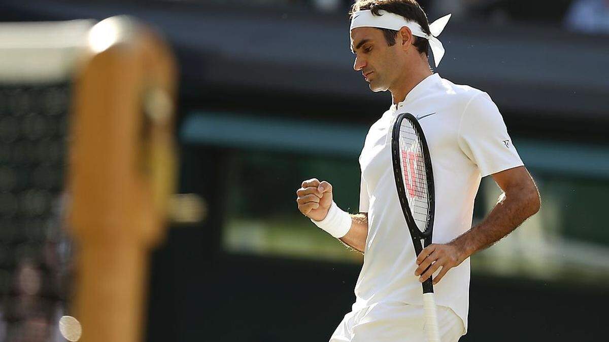 Roger Federer steht in der Runde der letzten vier