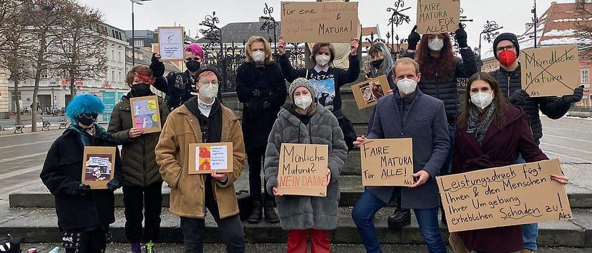 Schülerprotest am Mittwoch in Klagenfurt