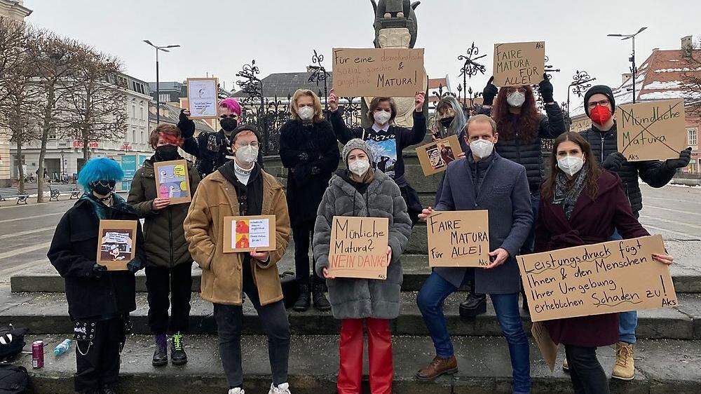 Schülerprotest am Mittwoch in Klagenfurt