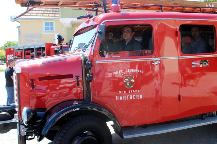 Der Oldtimer ist noch gut in Schuss.