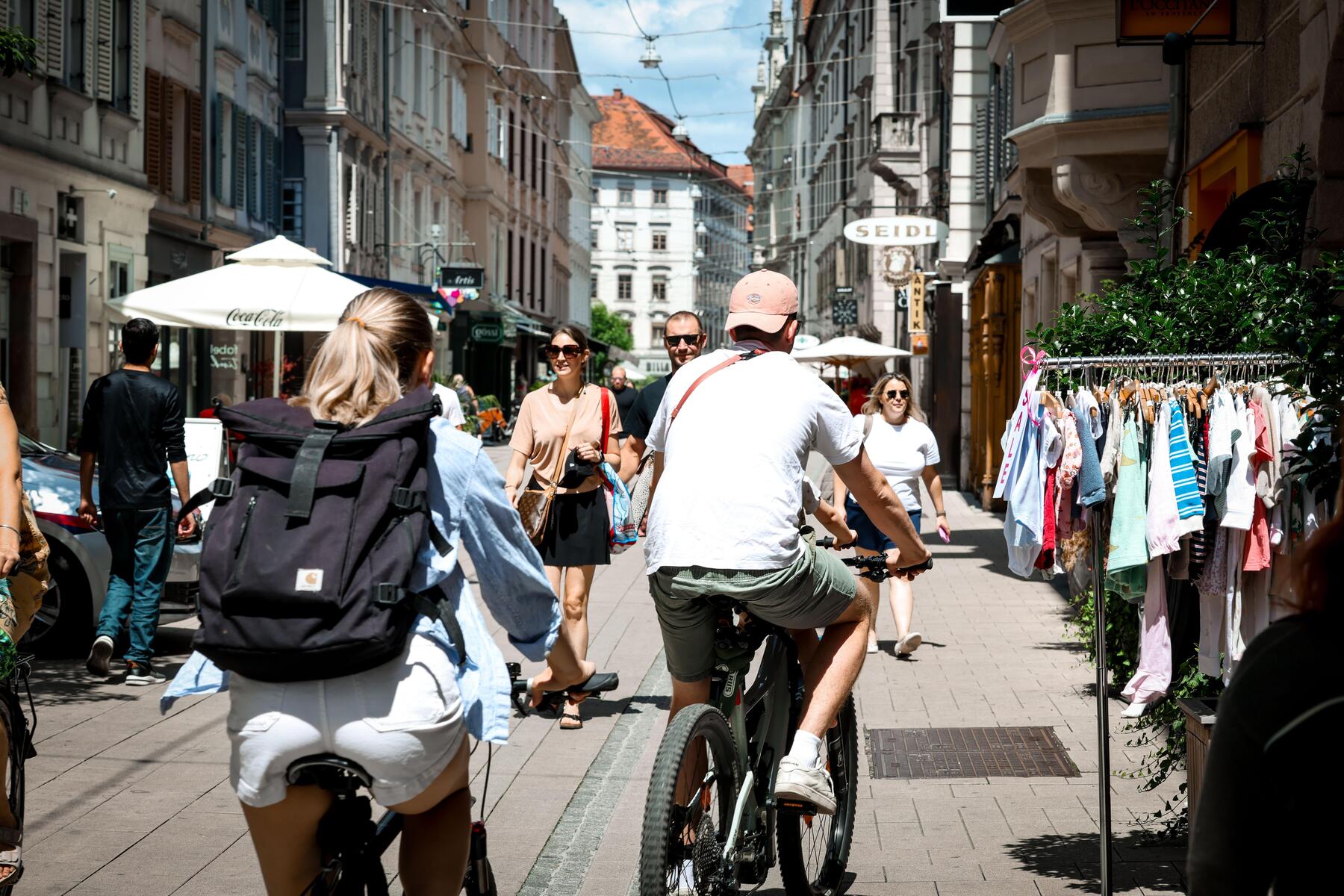 Ab Gründonnerstag: Radfreie Schmiedgasse: Wann die Grazer Polizei „keine Toleranz“ üben will