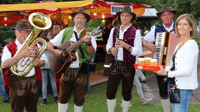 Die "Wuzler" sorgten für Stimmung am 46. Faltschacher Seefest.