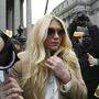 US-Sängerin Kesha nach einem Termin vor Gericht