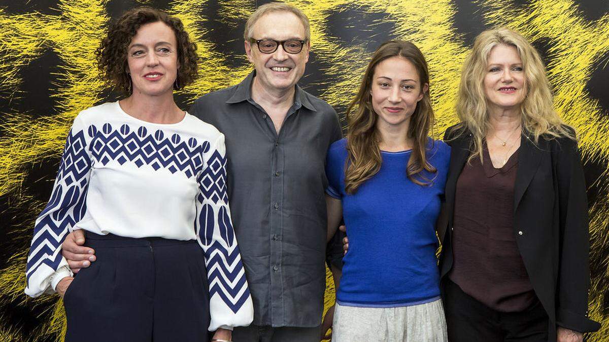 Maria Schrader, Josef Hader, Aenne Schwarz und Barbara Sukowa