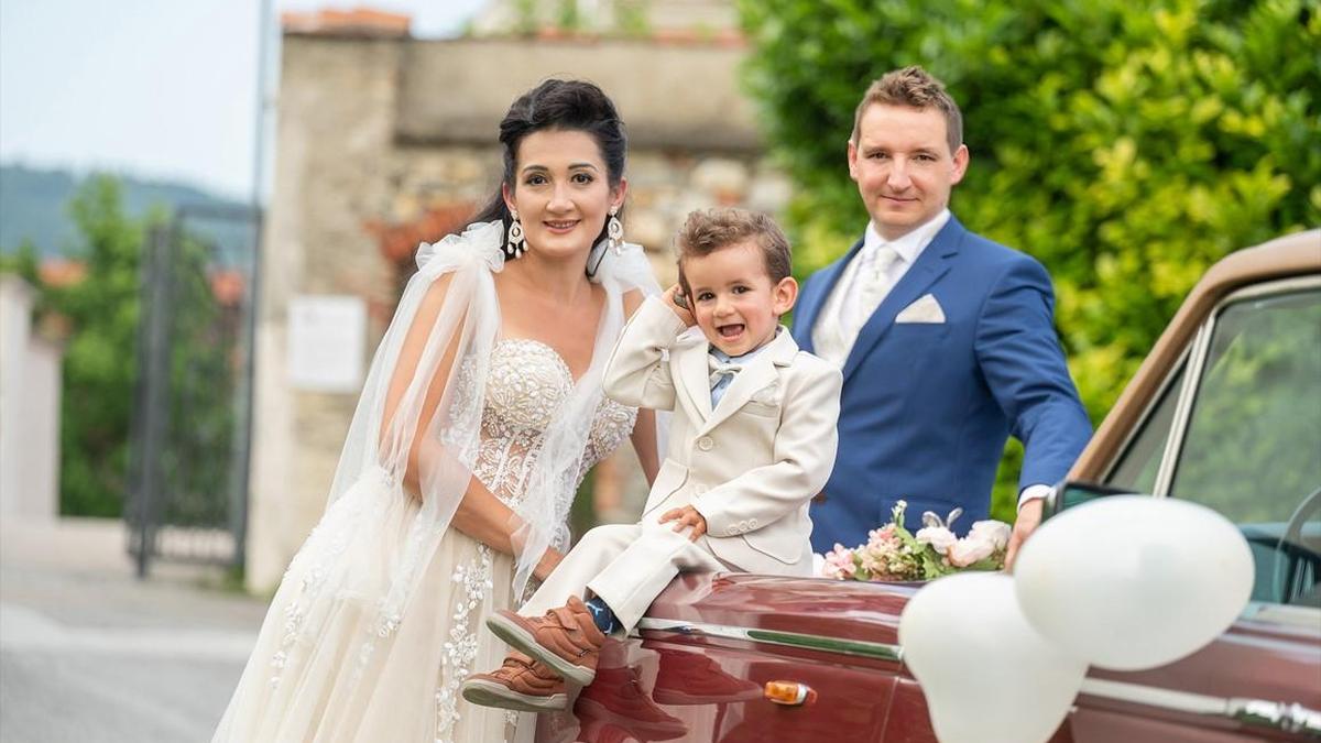 Marianna und Stefan Hirschberger mit Sohn Oskar.