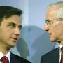 Im Jahr 2001 wurde Graz erste Menschenrechrshauptstadt Europas. Der damalige Bürgermeister Alfred Stingl (rechts) forcierte diesen Titel gemeinsam mit dem heutigen Bürgermeister Siegfried Nagl 