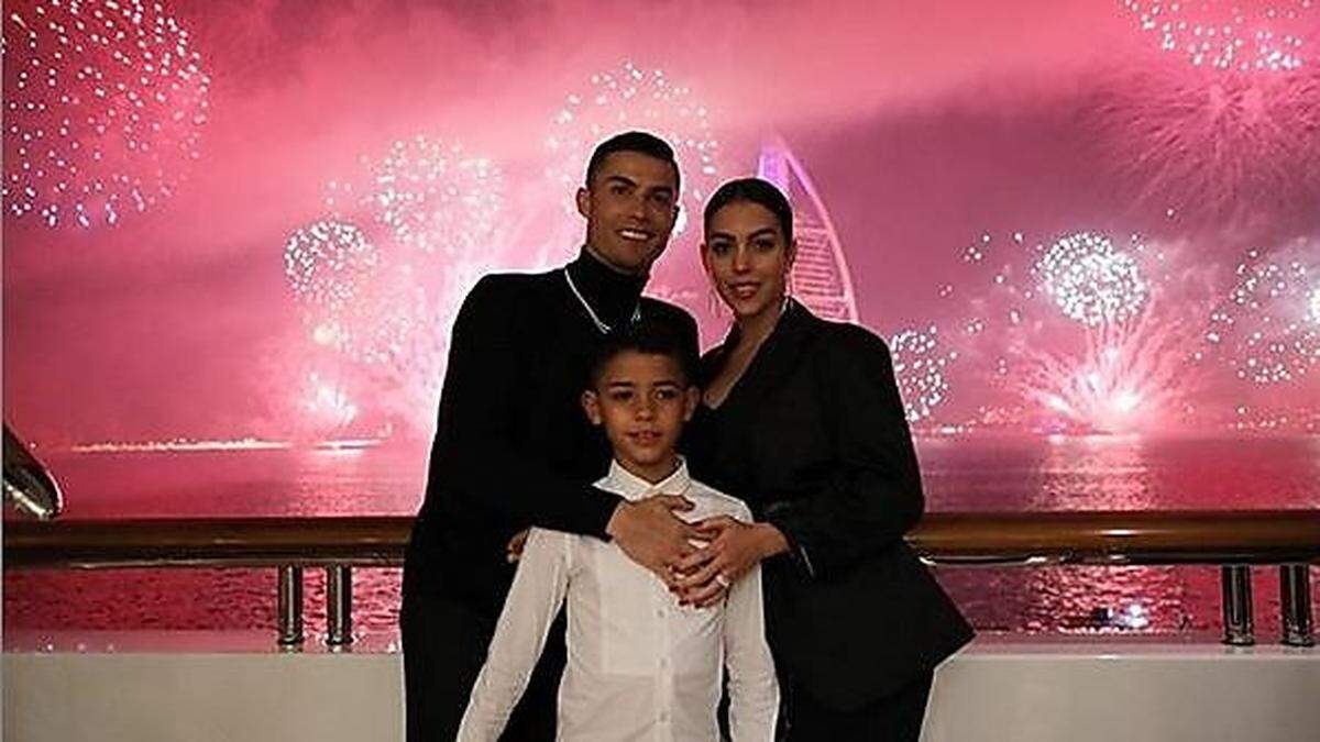 Cristiano Ronaldo feierte mit seiner Familie in Dubai