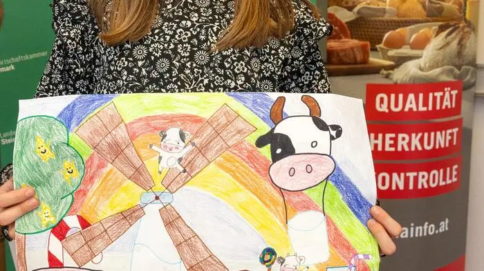 Am 25. September ist Weltschulmilchtag. Kinder des heurigen Schulmilch-Malwettbewerbs wurden vor Kurzem in der Landwirtschaftskammer Judenburg ausgezeichnet.