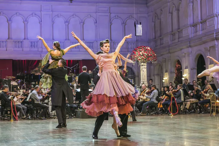 Auch für die Künstler und Künstlerinnen des Ballett-Ensembles fand am Nachmittag die Generalprobe für die Redoute statt.